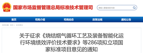 286项拟立项国家标准项目征求意见